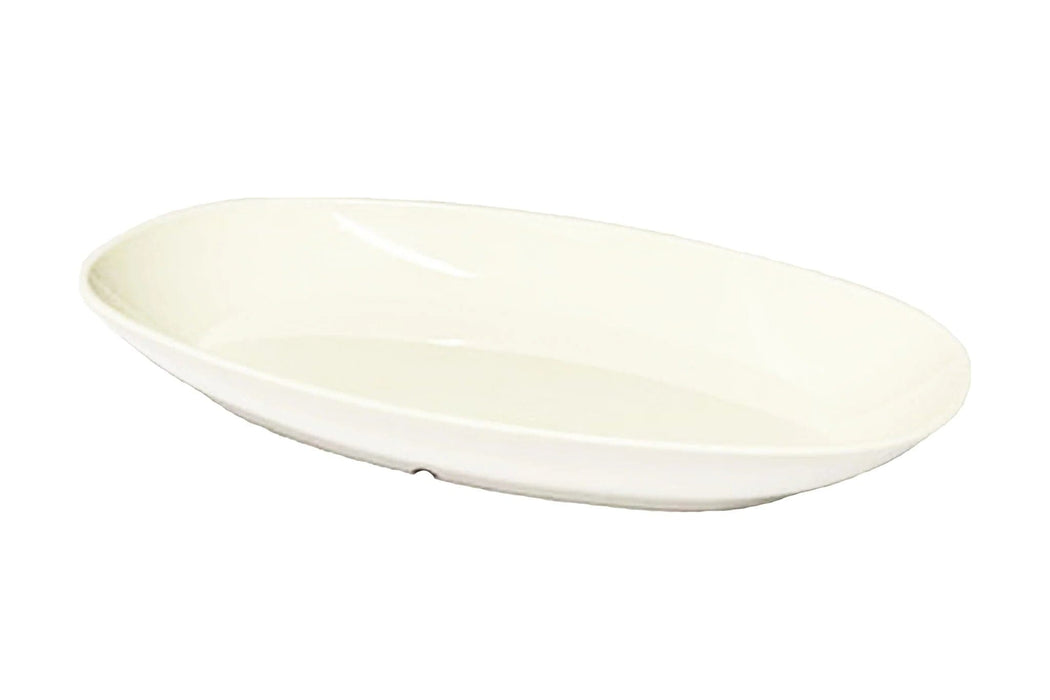 Reusable Plastic Medium Deep Oval Dish 400ml