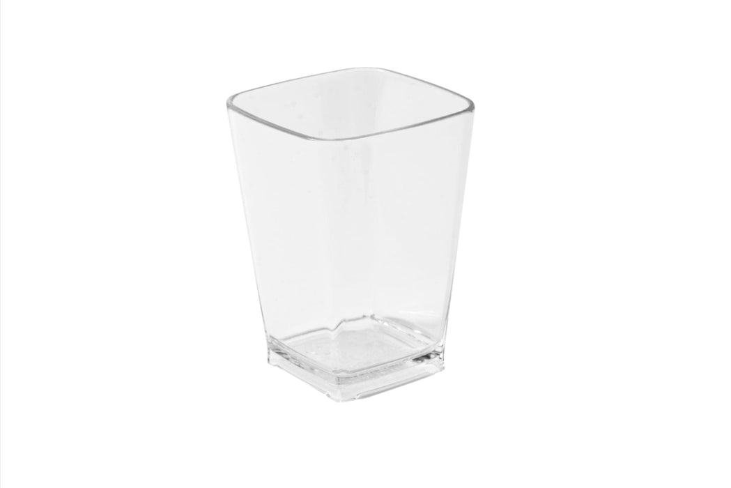 Clear Reusable Plastic Dessert Pot 200ml - Polycarbonate