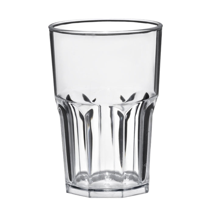 Reusable Plastic Tumbler Glass - 400ml - SAN