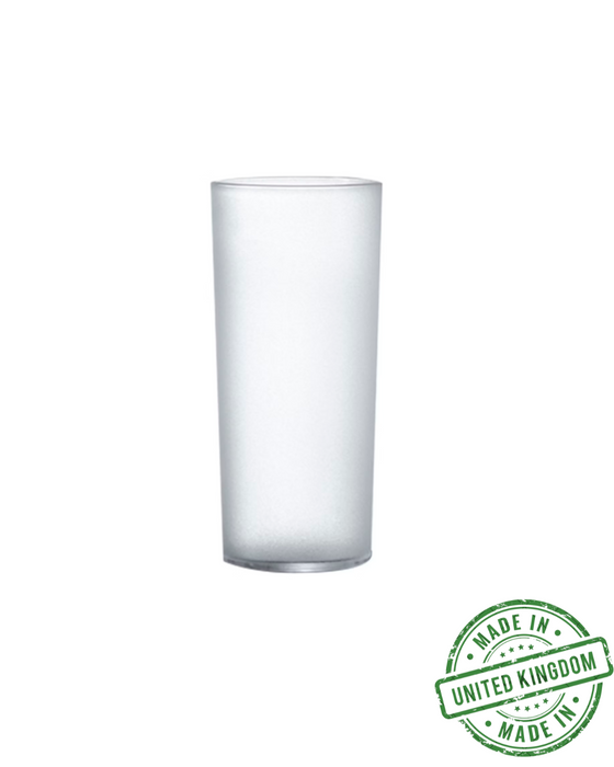 Frosted Reusable Plastic Elite Hi-ball Glass 284ml - Polycarbonate