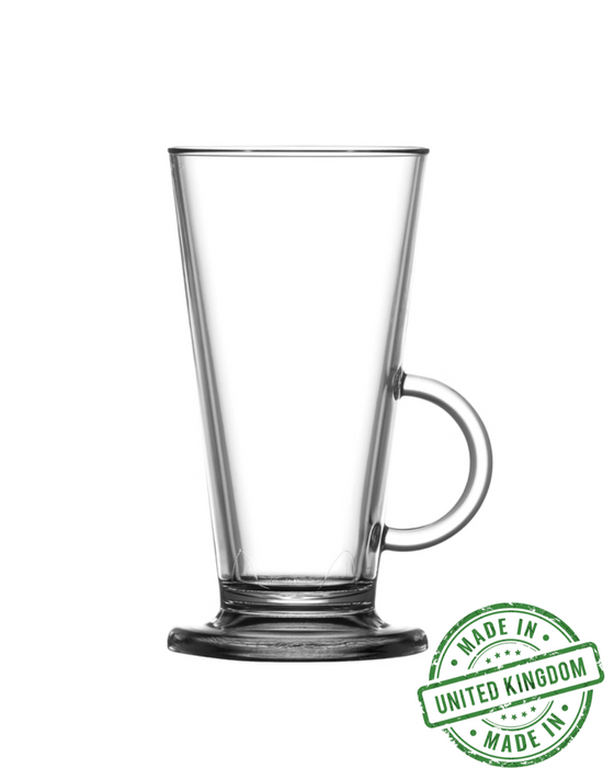 Clear Reusable Plastic Elite Latte Glass 227ml - Polycarbonate