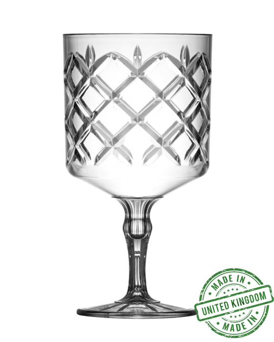 Clear Reusable Plastic Kristal Gin Goblet 500ml - Polycarbonate