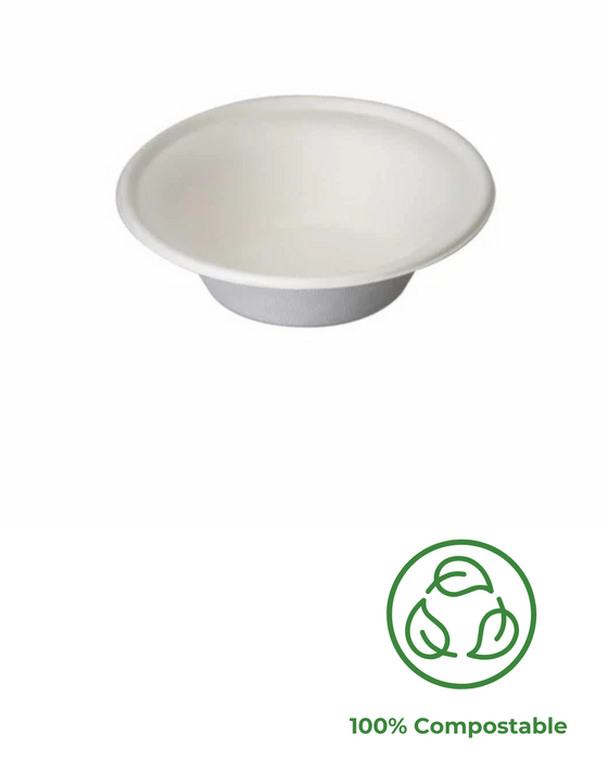 White Compostable Bowl 150mm