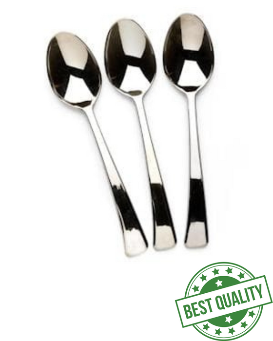 Reusable Plastic Silverlook Table Spoon 180mm