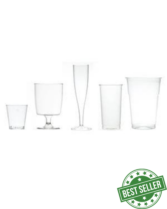Clear Disposable Recyclable Party Pack