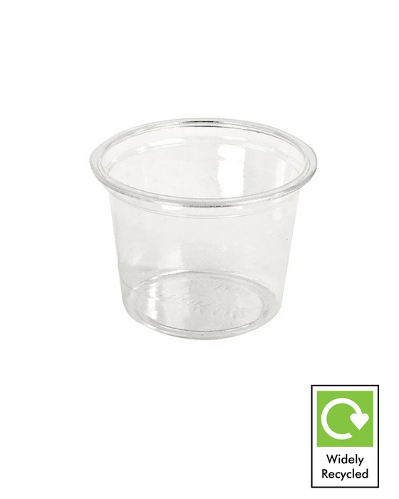 Clear Recyclable Plastic Shot Glass 28ml
