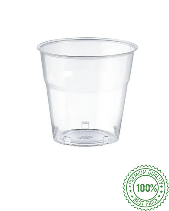 Clear Disposable Recyclable Plastic Tumbler Glass 160ml