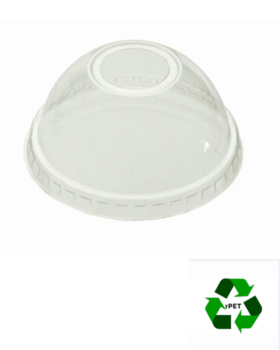 Clear Recyclable Plastic Dome 400 & 500ml Lid - rPET