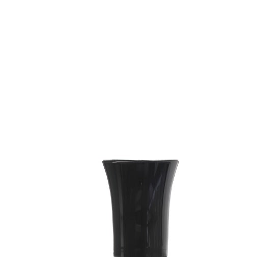 25ml Black Reusable Plastic Shot Glass - Polystyrene CE Stamped to Rim