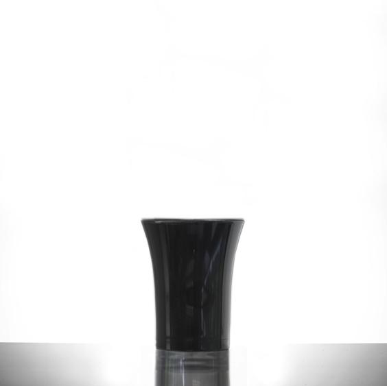 25ml Black Reusable Plastic Shot Glass - Polystyrene UKCA Stamped to Rim