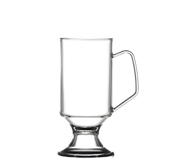 Clear Reusable Plastic Elite Coffee Glass 227ml - Polycarbonate