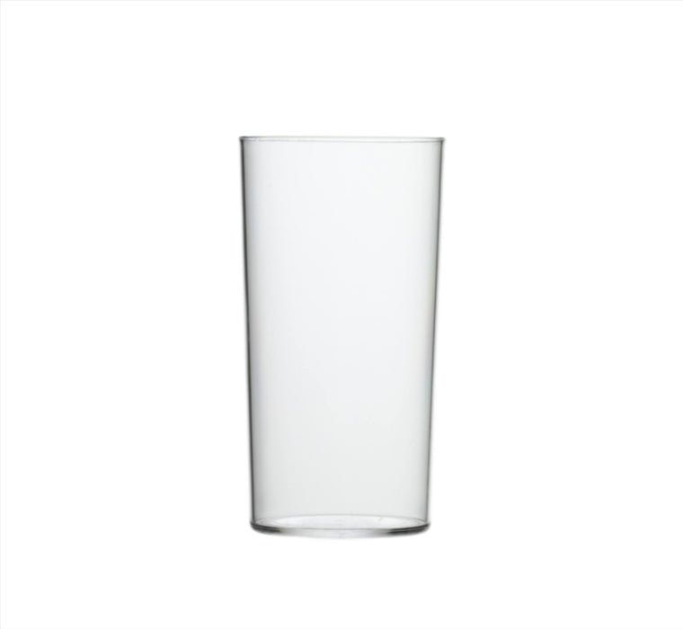 Clear Reusable Plastic Hi-ball Glass 284ml - Polycarbonate CE/CA Stamped to Rim
