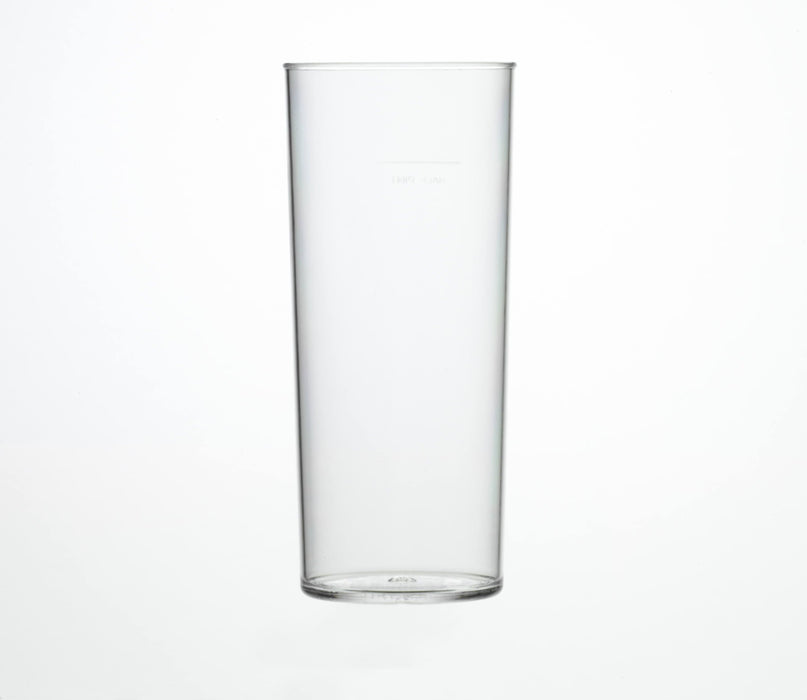 Clear Reusable Plastic Hi-ball Glass 340ml - Polycarbonate UKCA Stamped to Rim