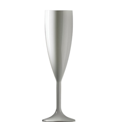 Reusable Plastic Champagne Flute 190ml - Polycarbonate