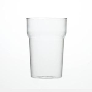 Clear Reusable Plastic Nonic Pint Glass 568ml - Polycarbonate CE/CA Stamped