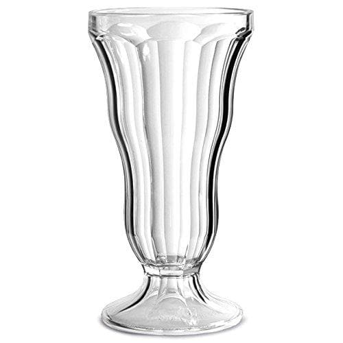 Clear Reusable Plastic Knickerbocker Glory Glass 340ml - Polycarbonate