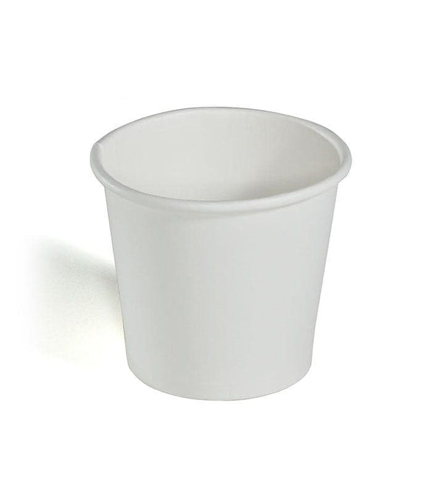 White Recyclable Single Walled Espresso/Taster Cup 120ml - Paper