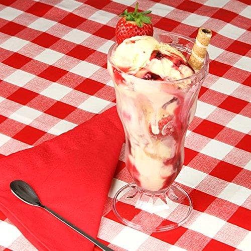 Clear Reusable Plastic Knickerbocker Glory Glass 340ml - Polycarbonate