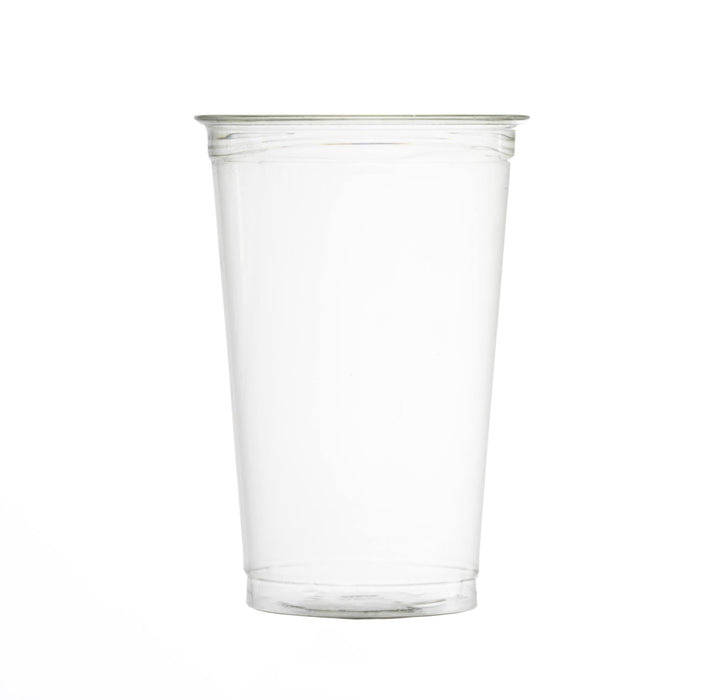 Clear Recyclable Plastic Pint Glass 615ml - RPET CE Capacity Marked to Line