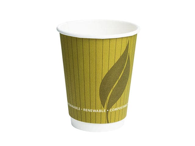 Compostable Double Walled Cup 340ml - Paper & PLA