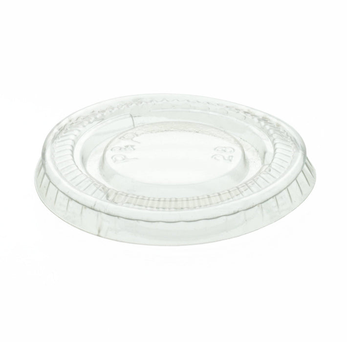 Clear Recyclable Plastic Lid 50mm to fit XPET100