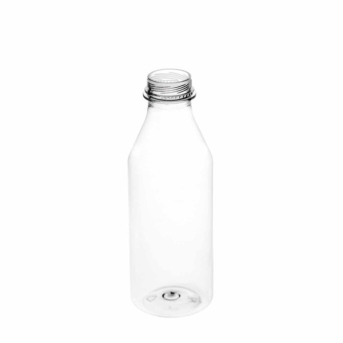 Clear Recyclable Plastic Bottle 1000ml (Lid Sold Separately) - RPET