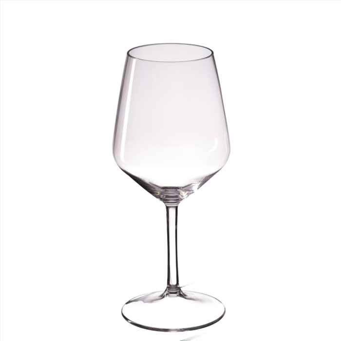 Clear Reusable Plastic Premium Blow Moulded Wine Glass 470ml - Tritan