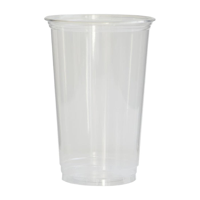 100% Recycled Plastic Pint Glass 568ml - RPET CE Stamped to Rim