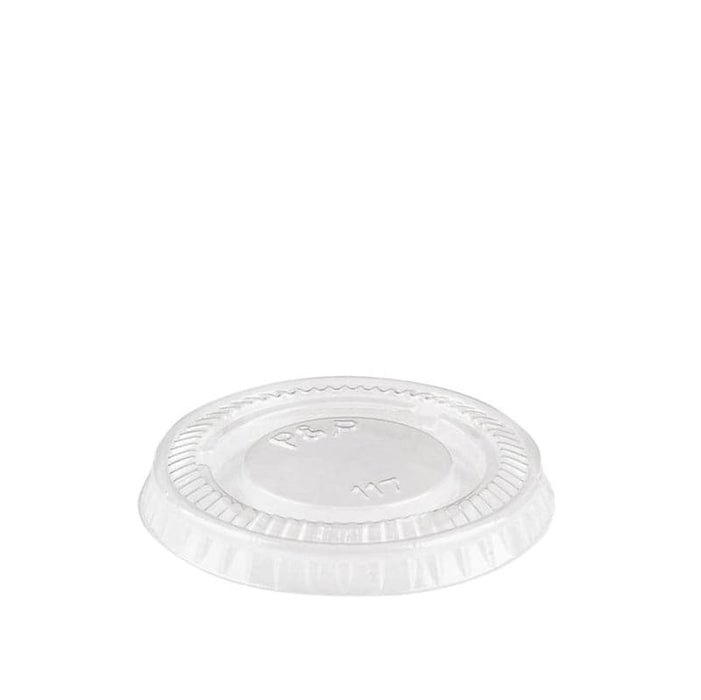 Clear Disposable Recyclable PET lid for Polyp100
