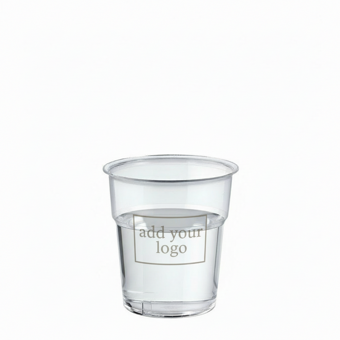 Clear Disposable Recyclable Plastic Tumbler Glass 100ml