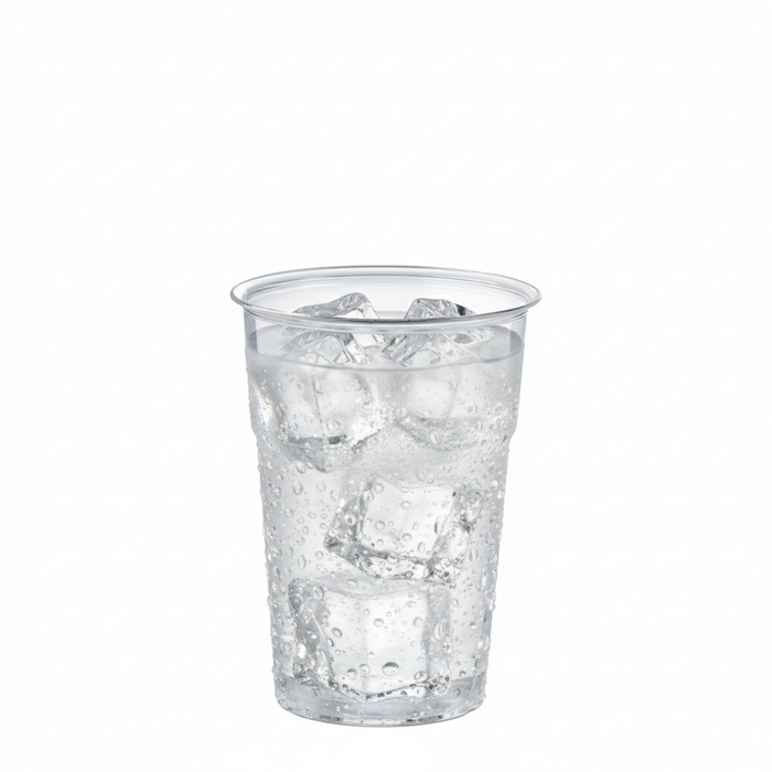 Clear Disposable Recyclable Plastic Tumbler Glass 120ml