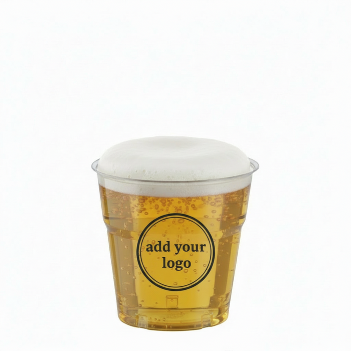 Clear Disposable Recyclable Plastic Tumbler Glass 160ml