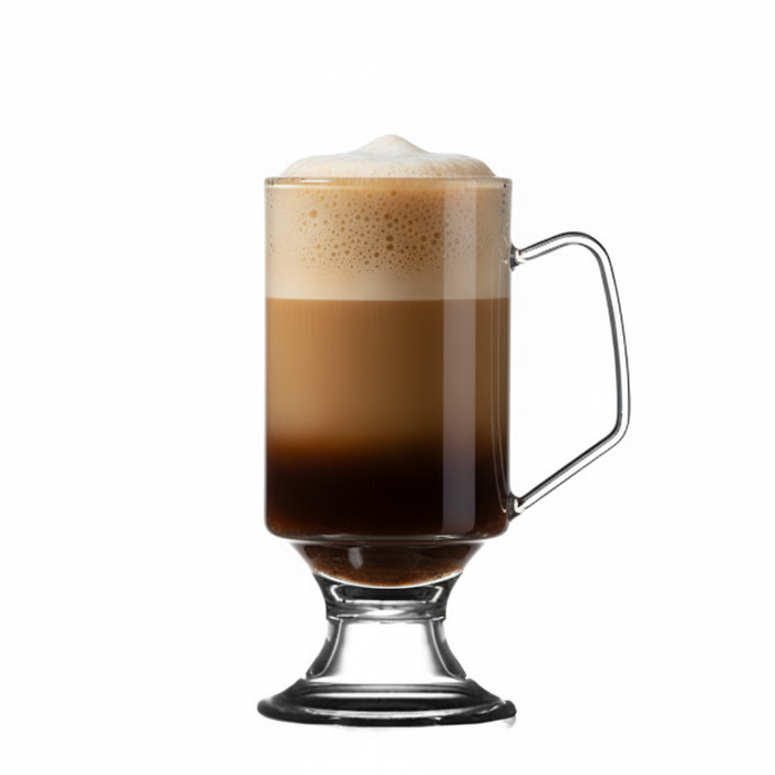 Clear Reusable Plastic Elite Coffee Glass 227ml  - Polycarbonate