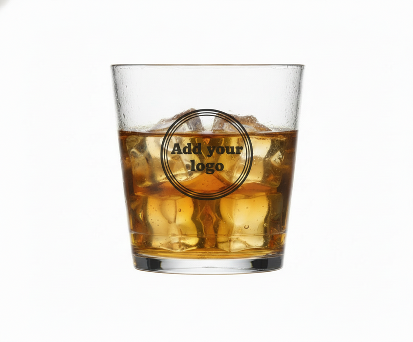 Clear Reusable Plastic Stacking Tumbler Glass 256ml  - Polycarbonate