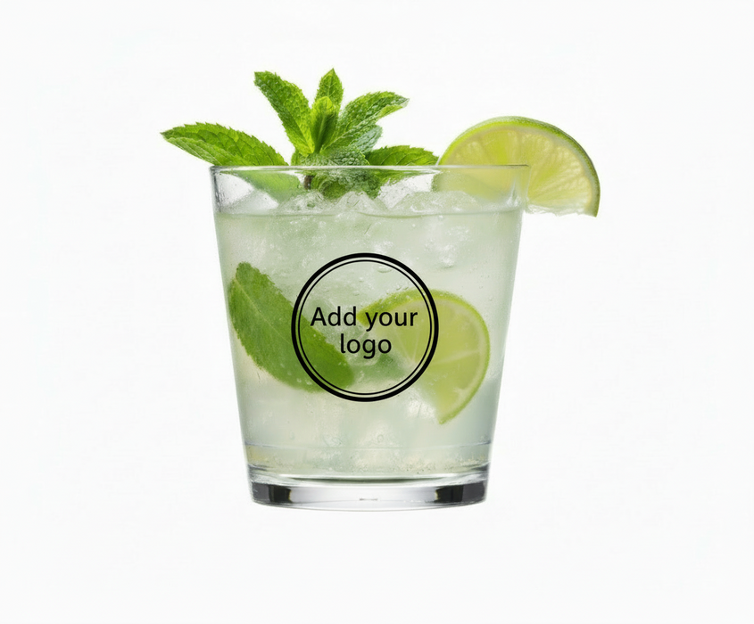 Clear Reusable Plastic Stacking Tumbler Glass 256ml  - Polycarbonate