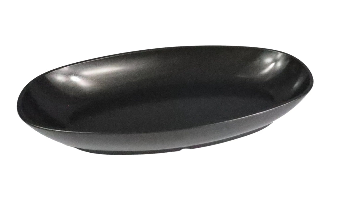 Reusable Plastic Small Deep Oval Dish 300ml