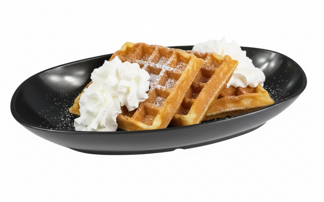 Reusable Plastic Medium Deep Oval Dish 400ml