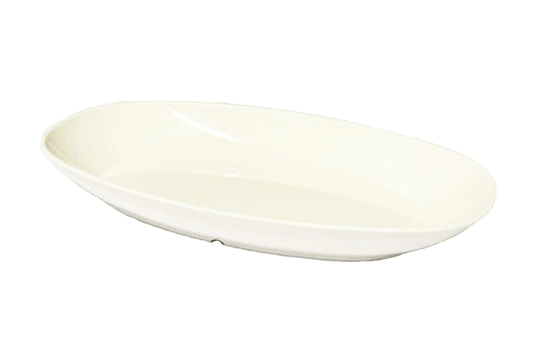 Reusable Plastic Large Deep Oval Dish 500ml - Polycarbonate