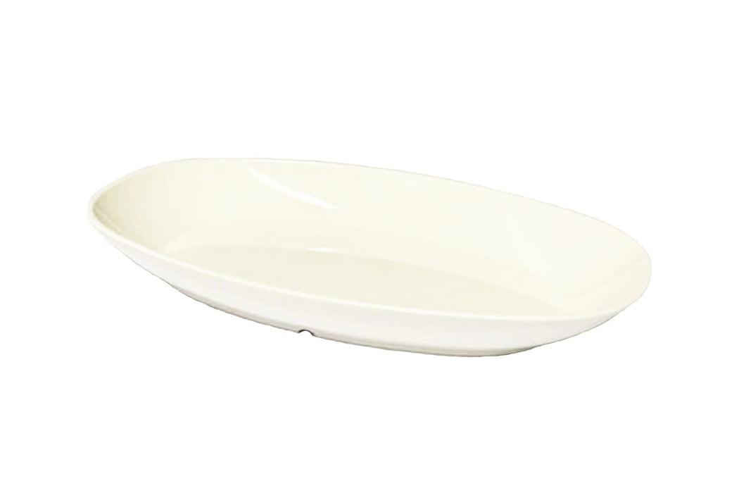 Reusable Plastic Small Deep Oval Dish 300ml - Polycarbonate