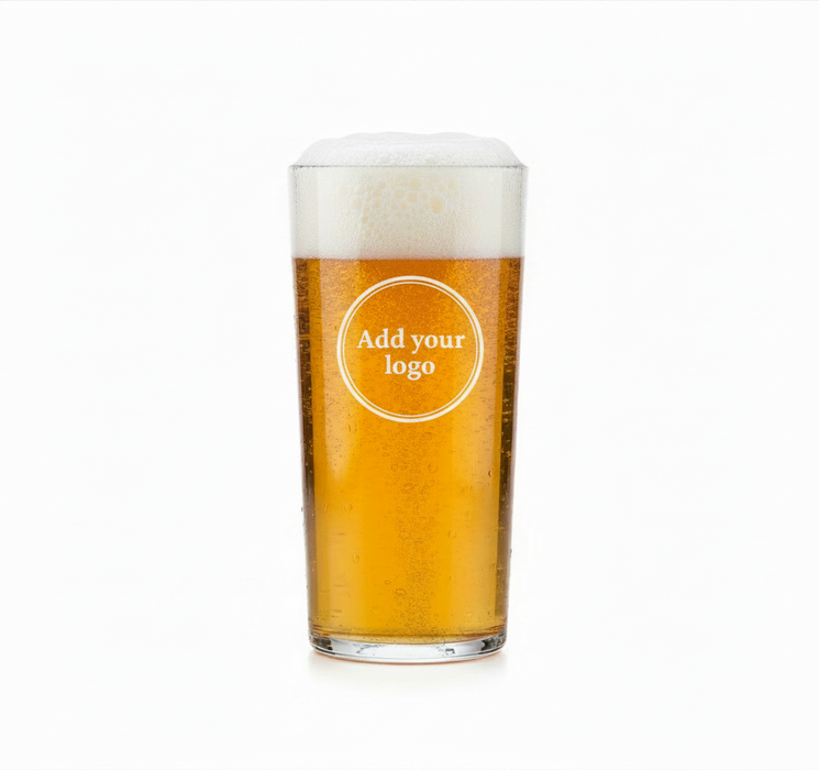 Clear Reusable Plastic Hi-ball Glass 284ml - Polycarbonate UKCA Stamped to Rim