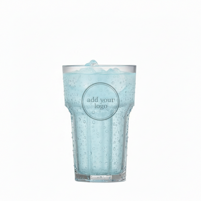 Frosted Reusable Remedy Plastic Half Pint Glass 284ml  - Polycarbonate