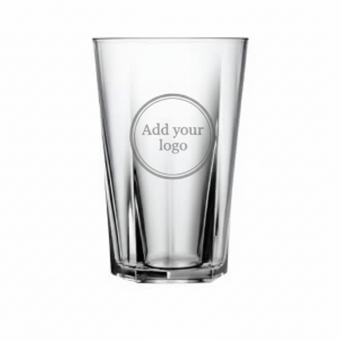 Clear Reusable Plastic Penthouse Tumbler Glass 340ml- Polycarbonate