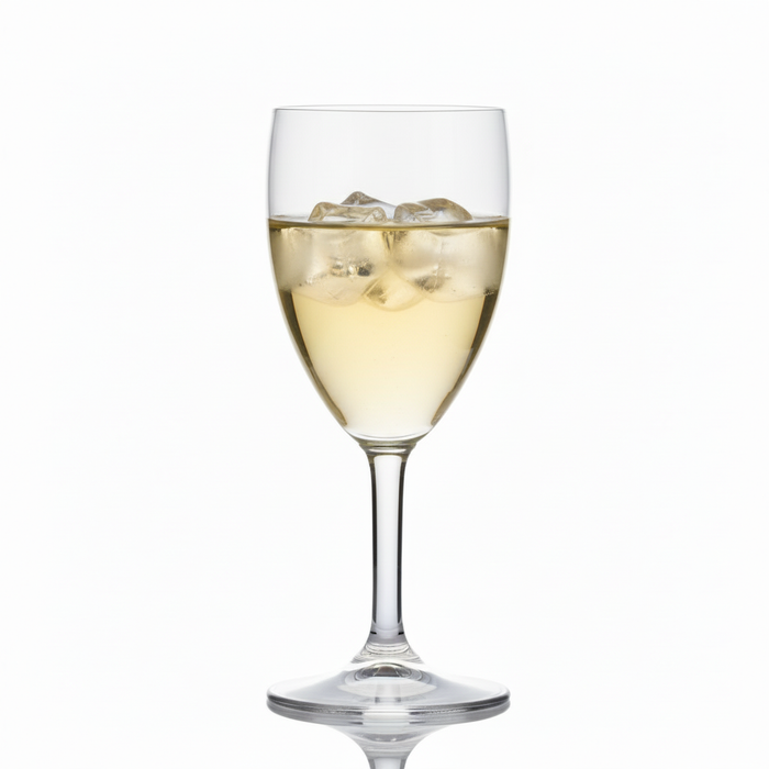 Clear Reusable Plastic Wine Glass 400ml - Polycarbonate