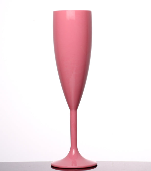 Reusable Plastic Champagne Flute 190ml - Polycarbonate