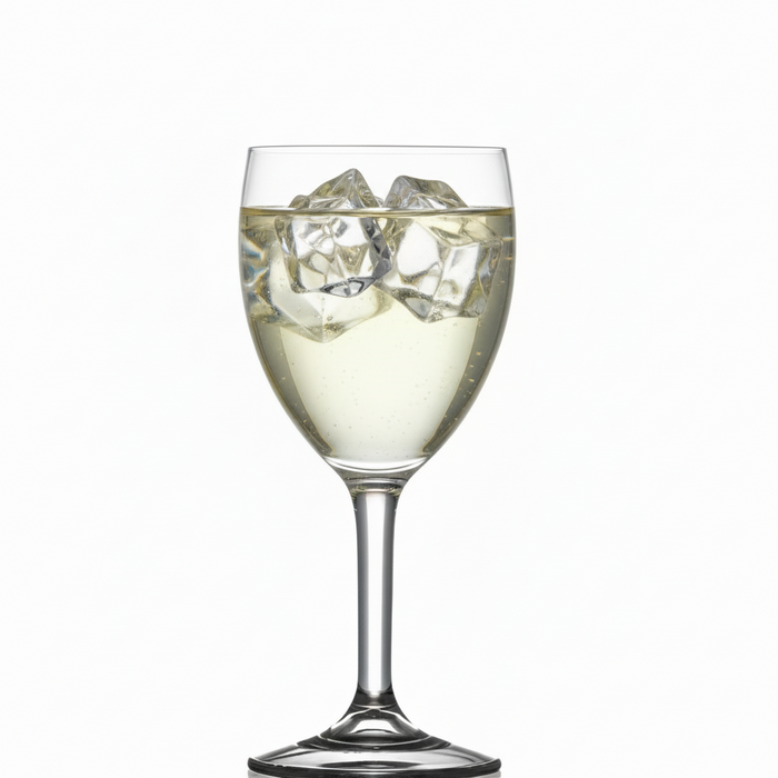 Clear Reusable Plastic Wine Glass 312.5ml - Polycarbonate