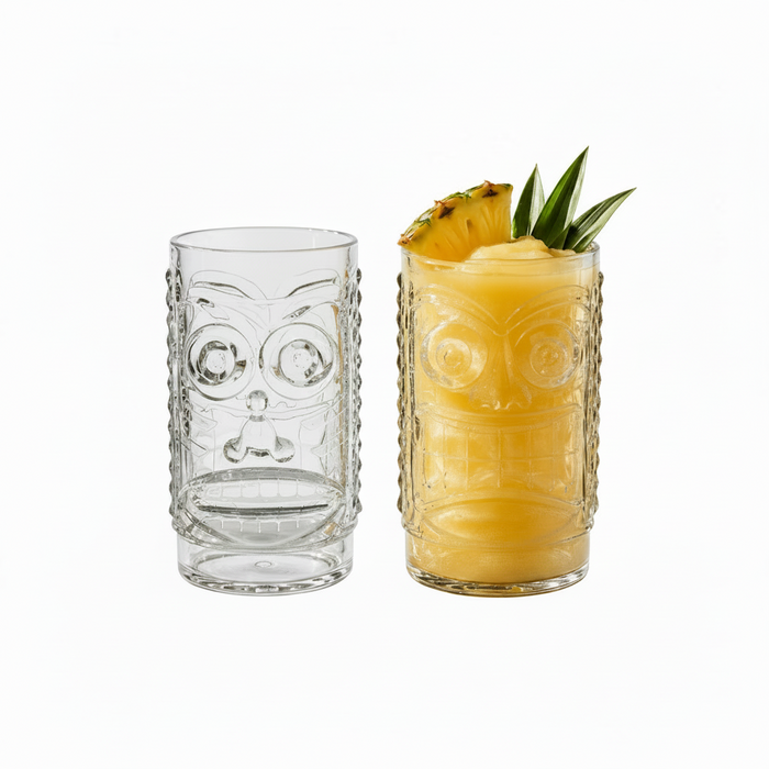 Reusable Plastic Tiki Stacking Totem Glass - 400ml - Polycarbonate