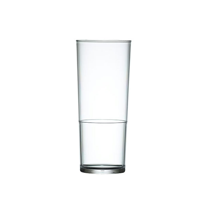 Clear Reusable Plastic Stacking Hi-ball Glass 400ml - Polycarbonate