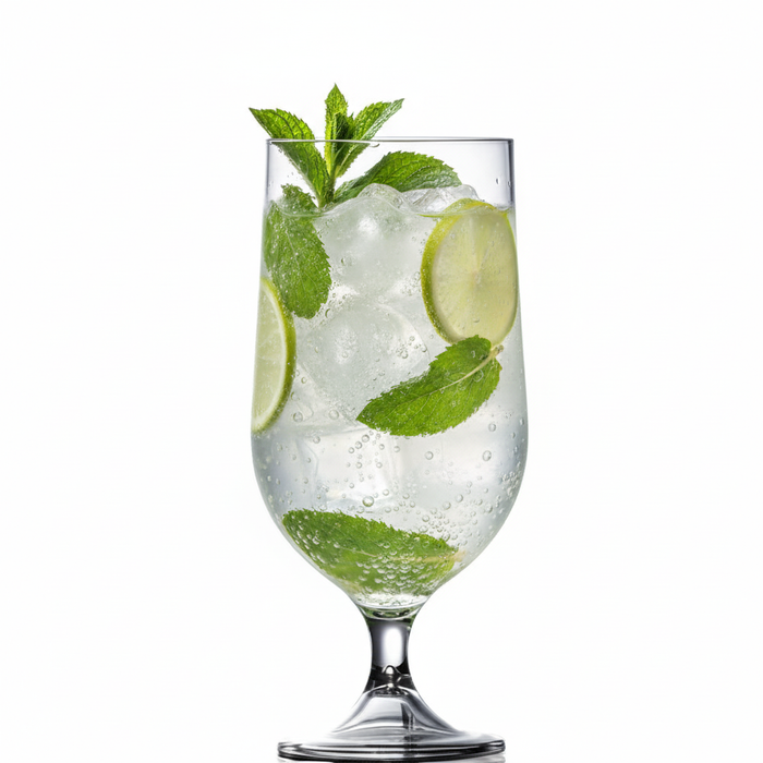 Clear Reusable Plastic Cocktail Tumbler Glass 420ml - Polycarbonate