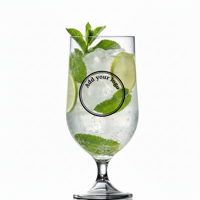 Clear Reusable Plastic Cocktail Tumbler Glass 420ml - Polycarbonate