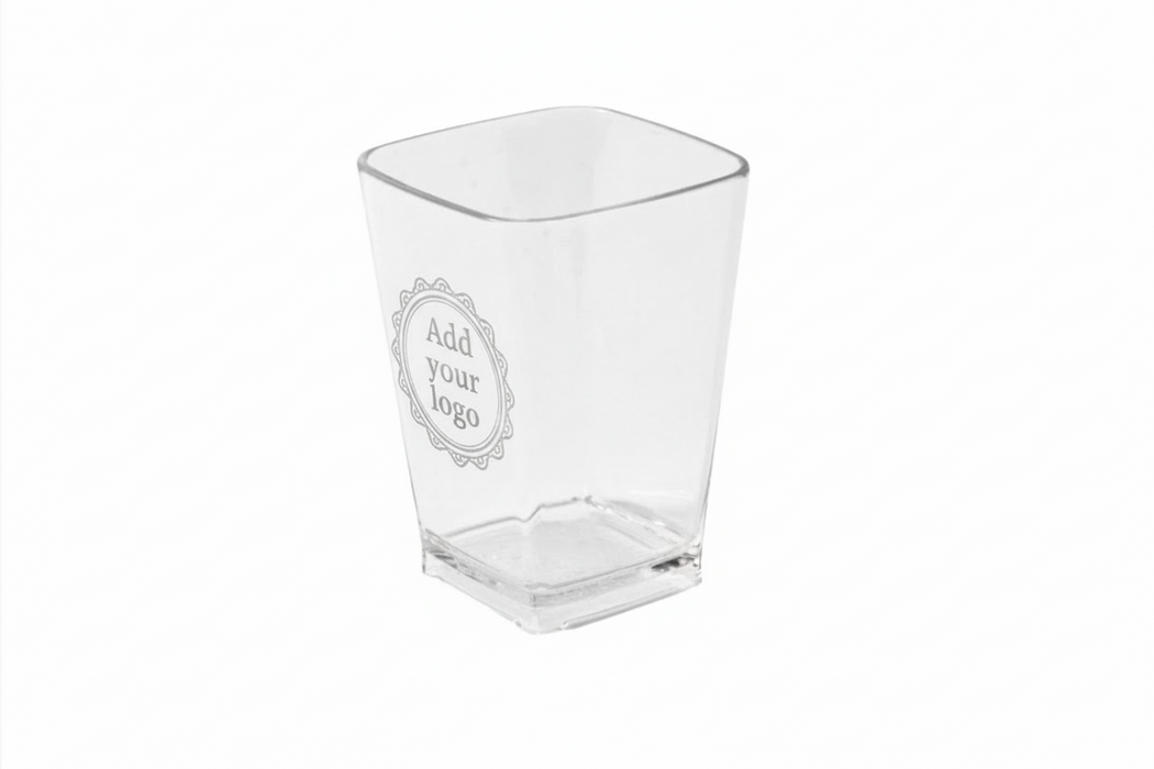 Clear Reusable Plastic Dessert Pot 200ml